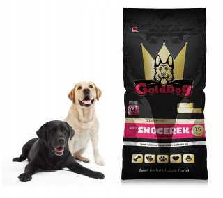 Gold Dog sušené hovädzie krmivo 15 kg